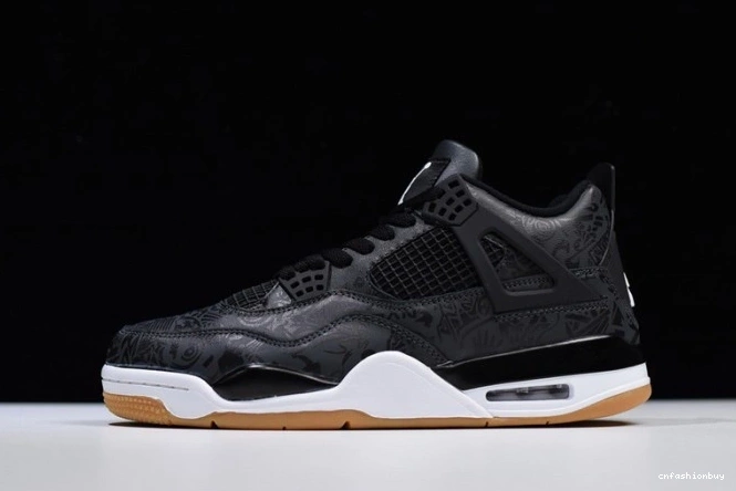 Black Jordan 4 Air Retro Laser CI1184-001 0723